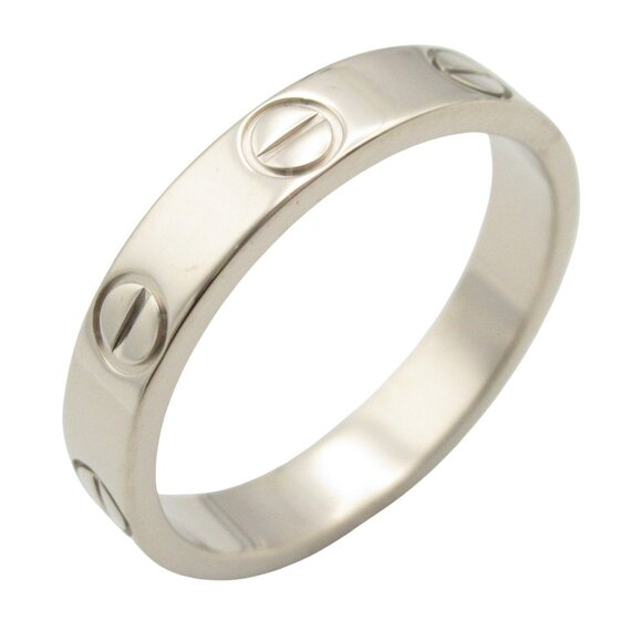 CARTIER 18k White Gold Love Ring - Picture 1 of 6